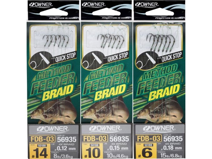 Návazec Owner FDB-03 Quick Stop (* Návazec Owner FDB-03 Quick Stop 0,12mm 3,6kg vel. 14)