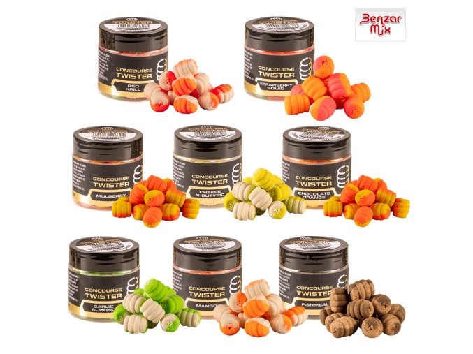 Nástraha BENZAR MIX Concourse Twister 12mm 60ml (* Nástraha BENZAR MIX Concourse Twister 12mm 60ml Moruše)