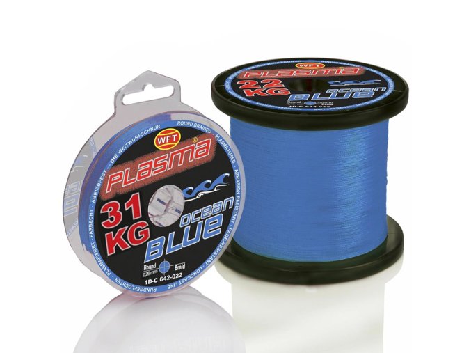 Šňůra WFT Plasma Ocean Blue 0,26mm 31kg