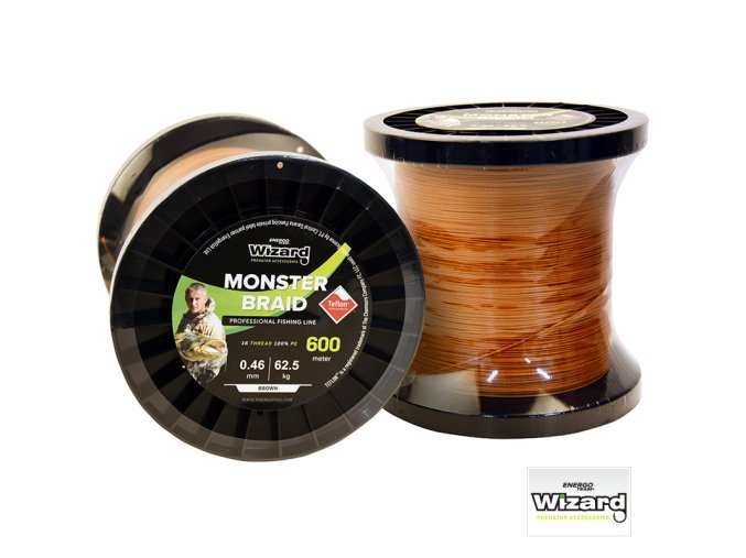 Šňůra WIZARD 12x Monster Braid 0,46mm 62,5kg