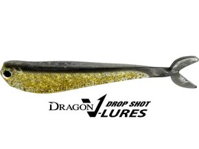 Smáček DRAGON Bleak 7,5-8,5cm černá/zlatá AKCE