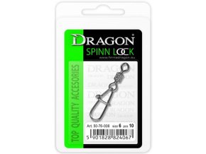 Obratlík s karabinkou Dragon Spinn Lock 10ks