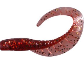 Twister DRAGON Maggot červená/stříbrný glitter