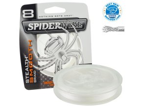 Šňůra Spider Wire Stealth Smoth 8 Translucent 0,25mm 27,3kg