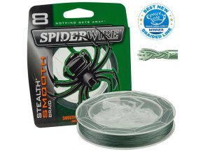 Šňůra Spider Wire Stealth Smoth 8 Green 0,08mm 7,3kg