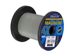 Šňura DRAGON Magnum 4X grey 0,20mm 17,00kg