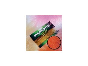 Peří HENDS Marabou M15 červeno-oranžové
