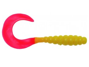 Twister ICE FISH žlutá-červená (* Twister ICE FISH žlutá-červená 15cm)