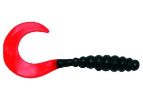 Twister ICE FISH černá-červená (* Twister ICE FISH černá-červená 15cm)