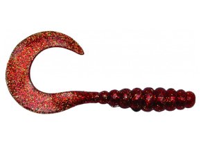 Twister ICE FISH hnědá-červený glitter (* Twister ICE FISH hnědá-červený glitter 15cm)