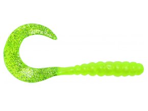 Twister ICE FISH žlutá-chartreuse (* Twister ICE FISH žlutá-chartreuse 15cm)