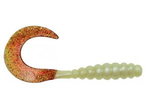 Twister ICE FISH perla-červený glitter (* Twister ICE FISH perla-červený glitter 15cm)