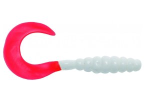 Twister ICE FISH bílá-červená (* Twister ICE FISH bílá-červená 15cm)