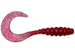Twister ICE FISH červená-glitter (* Twister ICE FISH červená-glitter 15cm)