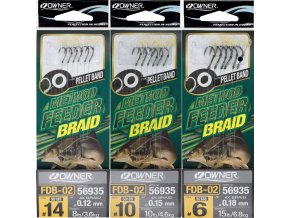 Návazec Owner FDB-02 Pellet Band (* Návazec Owner FDB-02 Pellet Band 0,12mm 3,6kg vel. 14)