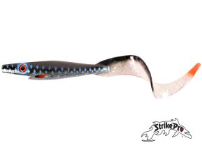 Gumová nástraha STRIKE PRO Giant Pig Tail 40cm 130g no.145