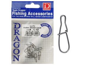 Karabinka DRAGON Power Lock 10pcs vel.8 14kg Akce
