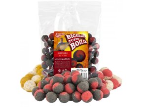 Boilies BENZAR Mix Turbo Bicolor 20mm 250g (* Boilies BENZAR Mix Turbo Bicolor 20mm 250g Krab-Jahoda)
