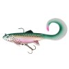 33594 gumova nastraha dam effzett pike seducer curl tail 23cm 130gr rainbow trout