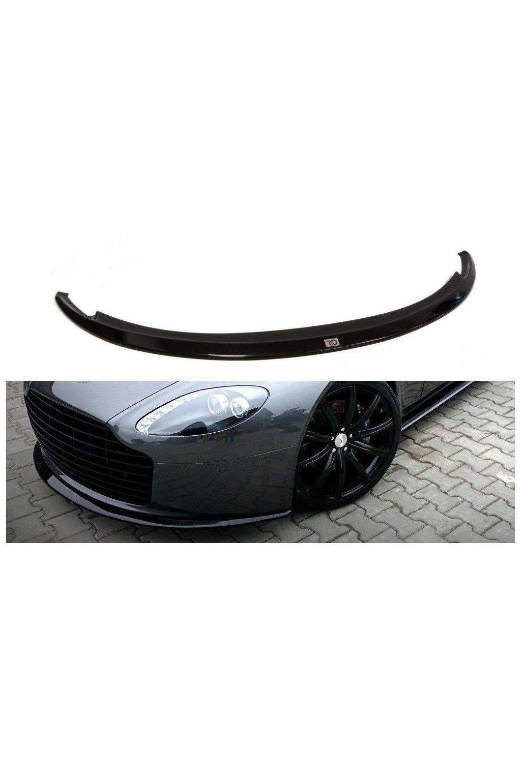 Maxton Design spoiler pod přední nárazník pro Aston Martin V8 Vantage, plast ABS bez povrchové úpravy