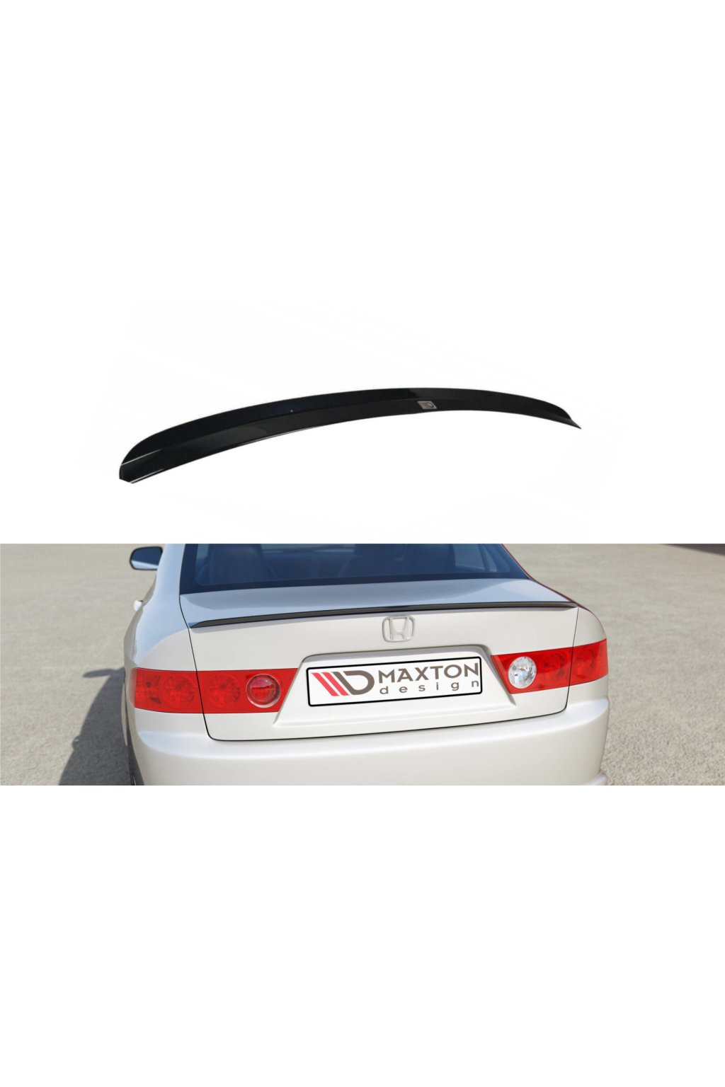 Maxton Design prodloužení spoileru pro Honda Accord Mk7 Type-S, plast ABS bez povrchové úpravy