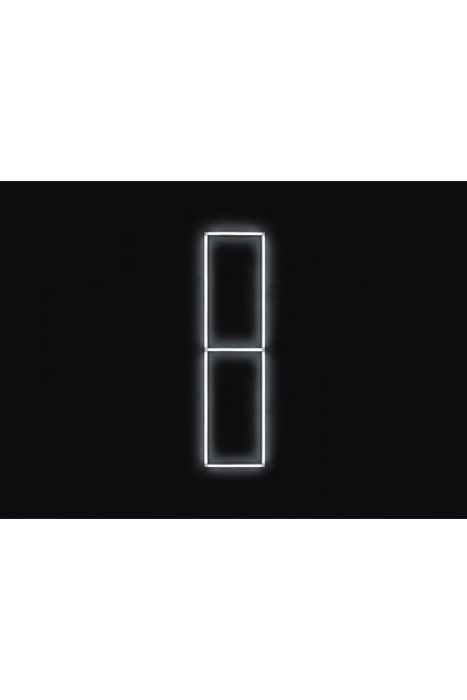 Kompletní LED čtyřhranné svítidlo bílé 4500 K, rozměr: 2 elementy 44 x 234 cm