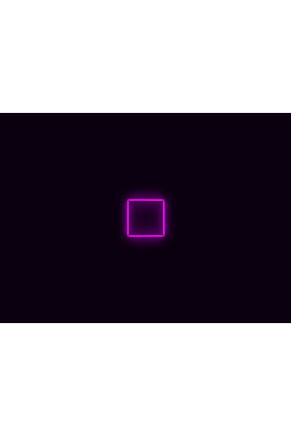 Kompletní LED čtyřhranné svítidlo růžové, rozměr 1 element 44 x 44 cm