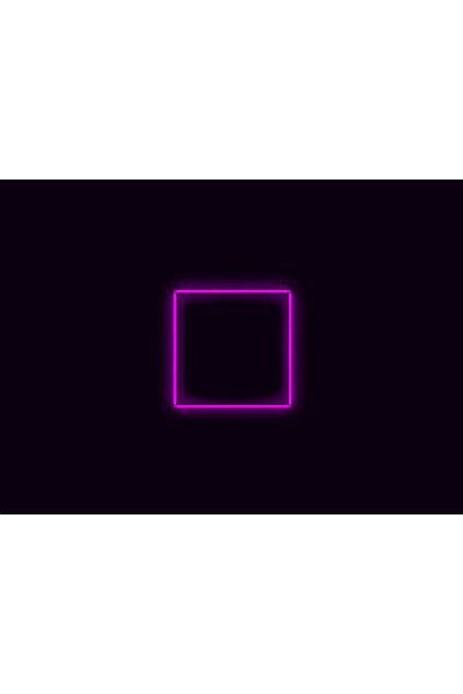 Kompletní LED čtyřhranné svítidlo růžové, rozměr 1 element 117 x 117 cm