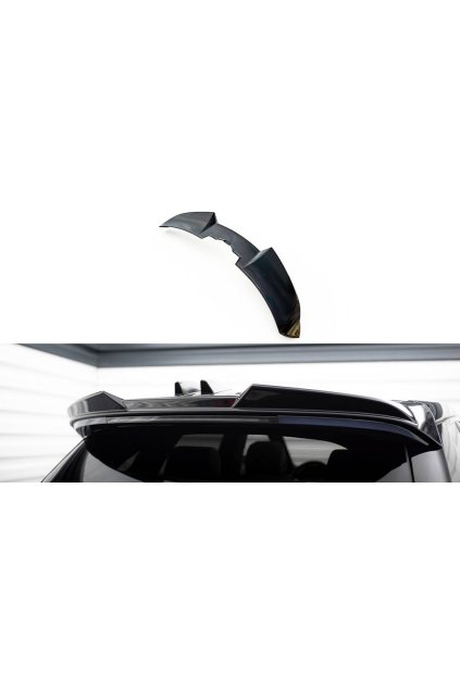 Maxton Design prodloužení spoileru 3d pro Land rover Range Rover Evoque Mk1 Facelift, černý lesklý plast ABS, HSE Dynamic