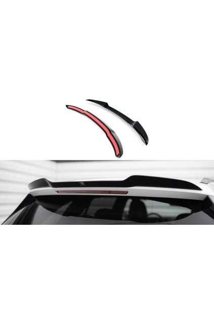 Maxton Design prodloužení spoileru pro Mercedes třída C W206 43 AMG, W206 AMG-Line, černý lesklý plast ABS, Combi