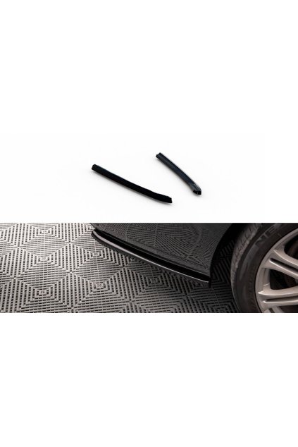 Maxton Design boční difuzory pod zadní nárazník ver.2 pro Audi A6 C7, černý lesklý plast ABS, Sedan / Avant