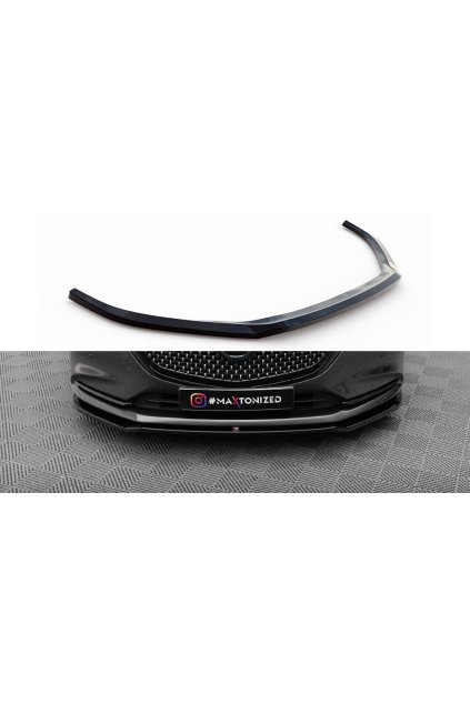 Maxton Design spoiler pod přední nárazník pro Mazda 6 Mk3 FL, černý lesklý plast ABS