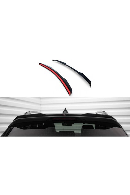 Maxton Design prodloužení spoileru pro Mazda 6 Mk3 FL, černý lesklý plast ABS, Combi