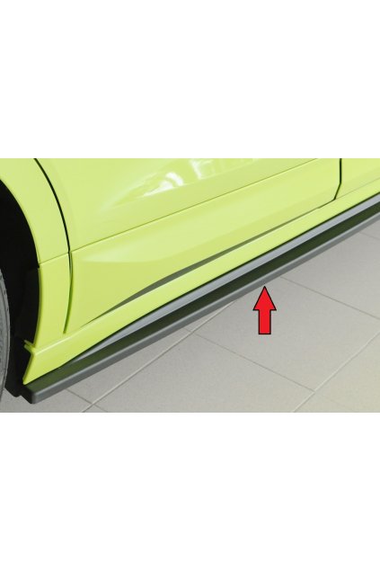 Rieger spoiler pod boční práh mont. strana pravá pro Škoda Enyaq iV RS SUV (5AZ), r.v. 07/21-, plast ABS bez povrchové úpravy