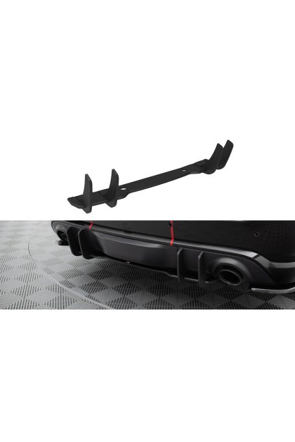 Maxton Design "Street Pro" difuzor zadního nárazníku pro Dodge Durango SRT Mk3, plast ABS bez povrchové úpravy