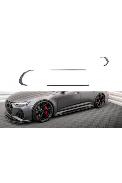 Maxton Design sada splitterů pro Audi RS6 C8, materiál pravý karbon