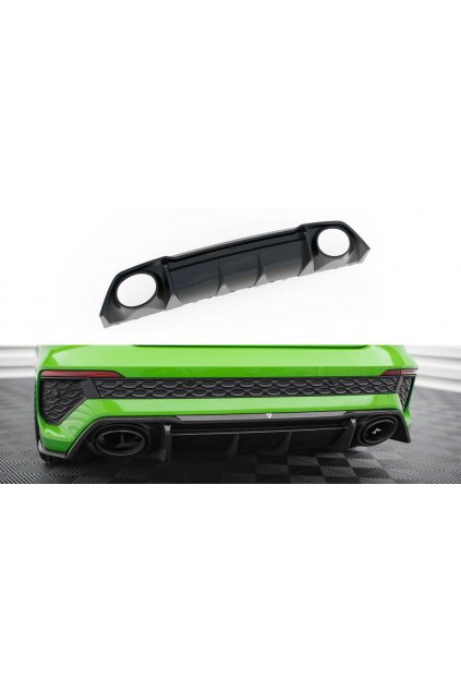 Maxton Design difuzor zadního nárazníku pro Audi RS3 8Y, materiál pravý karbon, Sedan