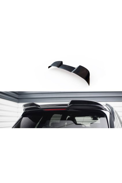 Maxton Design prodloužení spoileru 3d pro BMW X5 M F95 Facelift, černý lesklý plast ABS