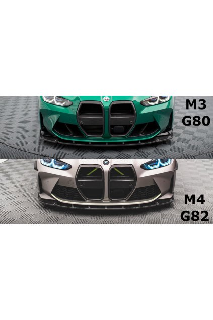 Maxton Design Carbon Division spoiler pod přední nárazník ver.1 pro BMW M3 G80, materiál pravý karbon