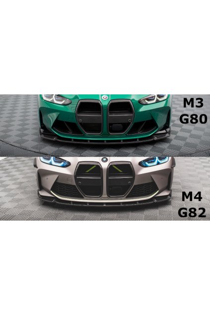Maxton Design spoiler pod přední nárazník ver.1 pro BMW M3 G80, materiál pravý karbon