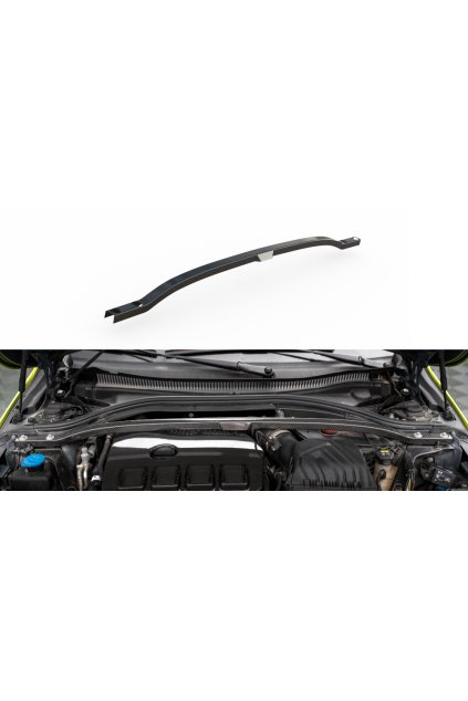 Maxton Design karbonový kryt motorové vzpěry pro BMW řada 1 F40, materiál pravý karbon