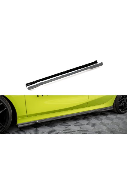 Maxton Design Carbon Division difuzory pod boční prahy pro BMW řada 1 F40, materiál pravý karbon, M-Pack/M135i