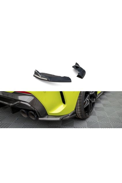 Maxton Design boční difuzory pod zadní nárazník pro BMW řada 1 F40, materiál pravý karbon, M-Pack/ M135i