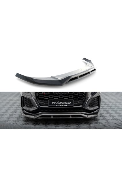 Maxton Design spoiler pod přední nárazník pro Audi RSQ8 Mk1, materiál pravý karbon
