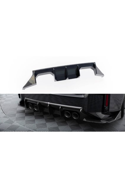Maxton Design difuzor zadního nárazníku pro BMW M2 G87, materiál pravý karbon