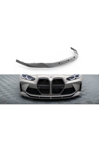 Maxton Design Carbon Division spoiler pod přední nárazník v.3 pro BMW M3 G80, G81, materiál pravý karbon