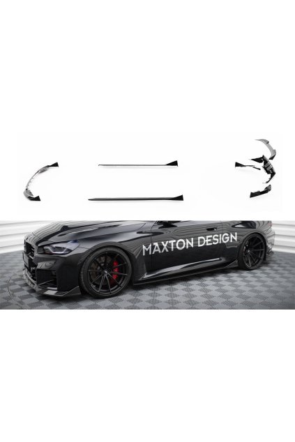 Maxton Design Carbon Division sada splitterů pro BMW M2 G87, materiál pravý karbon