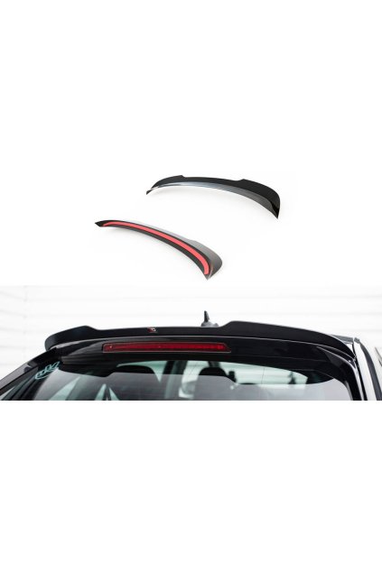 Maxton Design prodloužení spoileru pro Škoda Scala, černý lesklý plast ABS