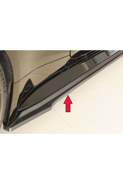 Rieger spoiler pod boční práh mont. strana pravá pro BMW řada 4 G83 M4 kabriolet, r.v. 06/21-, plast ABS bez povrchové úpravy