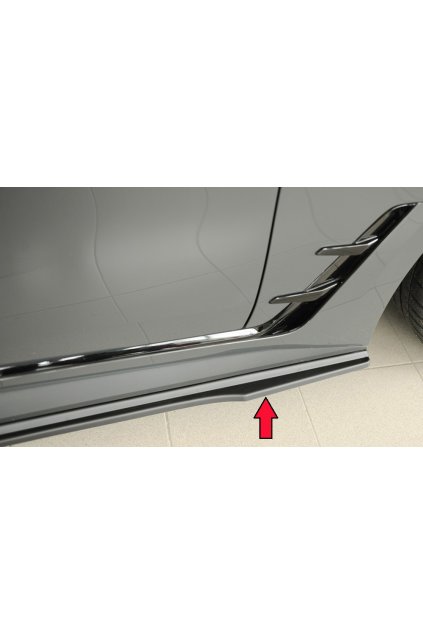 Rieger spoiler pod boční práh mont. strana pro BMW řada 4 G26 gran coupe (5-dvéř.), r.v. 07/20-, plast ABS bez povrchové úpravy, pravá strana
